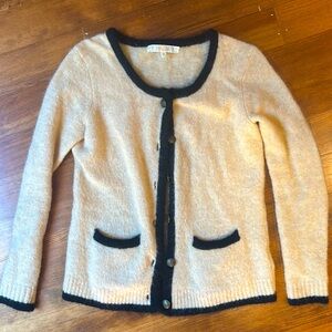 Chanel, sezanne, -esque sweater. Alexa Chung for Madewell..